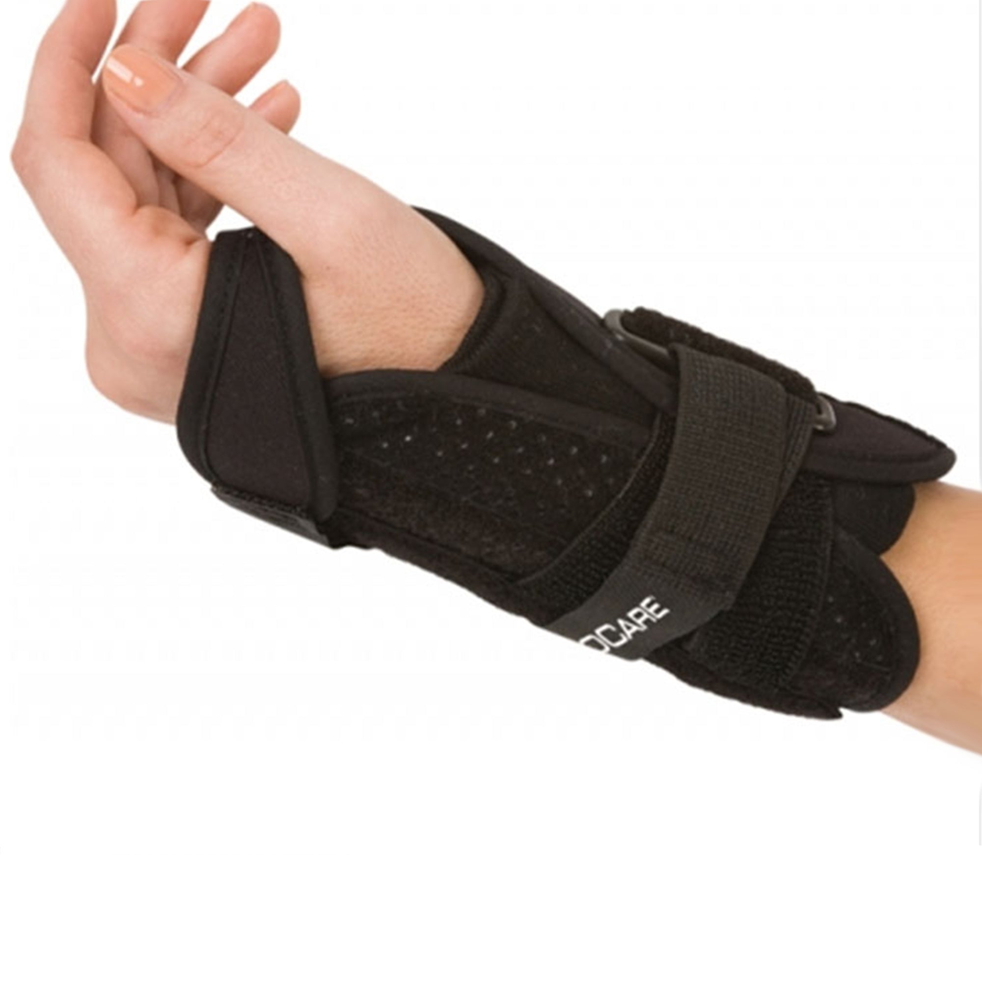 Wrist Brace ProCare Quick-Fit Felt / Nylon Left Hand Black One Size Fits Most, Packaging Type- Each