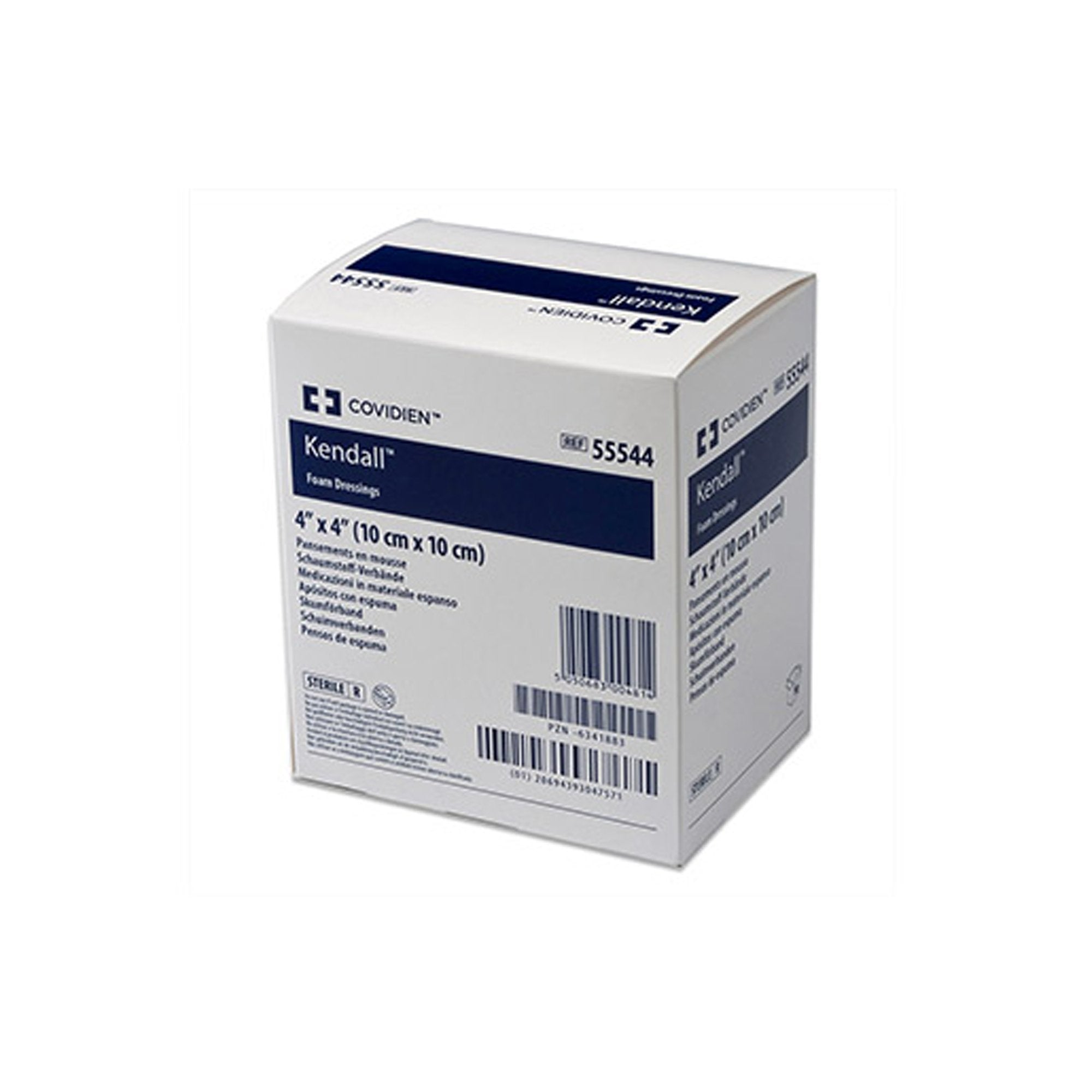Foam Dressing Kendall 4 X 4 Inch Without Border Without Film Backing Nonadhesive Square Sterile,Packaging Type- Box