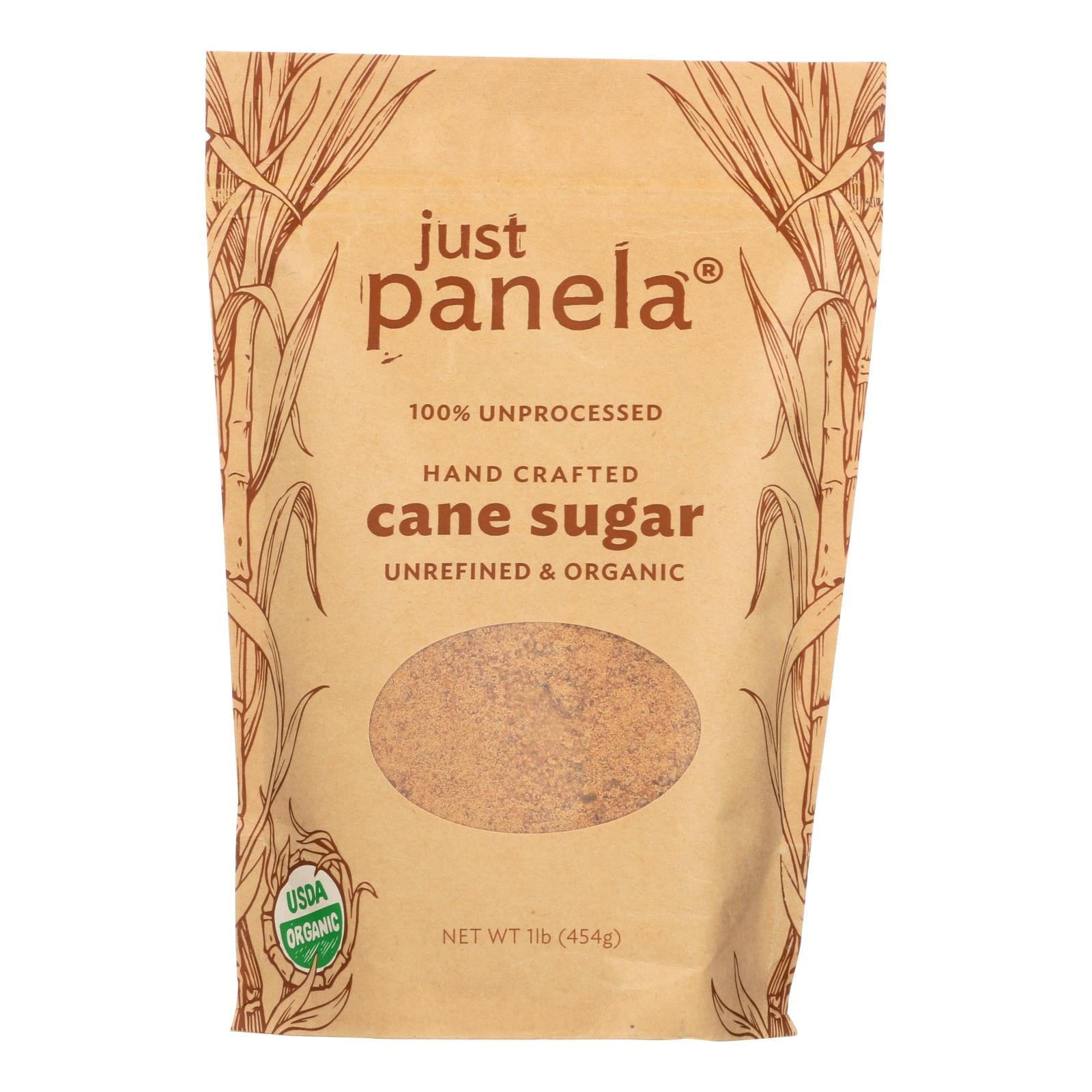 Just Panela Handcrafted Unrefined & Organic Cane Sugar  - Case Of 8 - 16 Oz - All Care Store