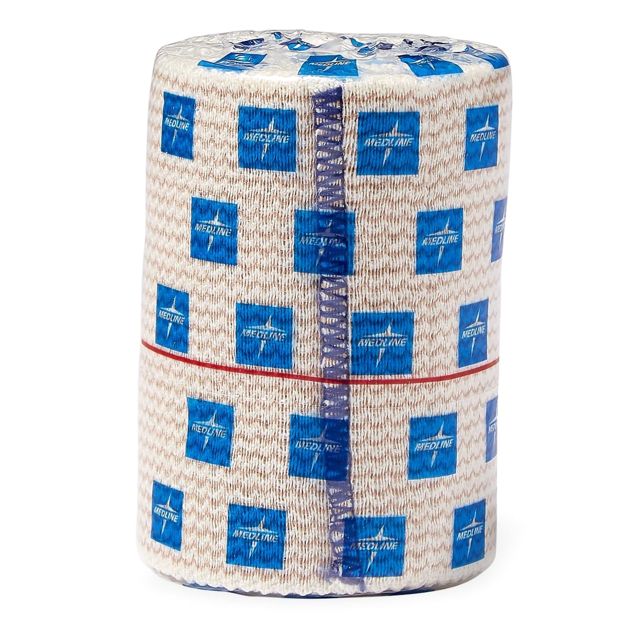 Compression Bandage 4 Inch X 10 Yard Hook and Loop Closure Tan NonSterile Standard Compression, Packaging Type- Case