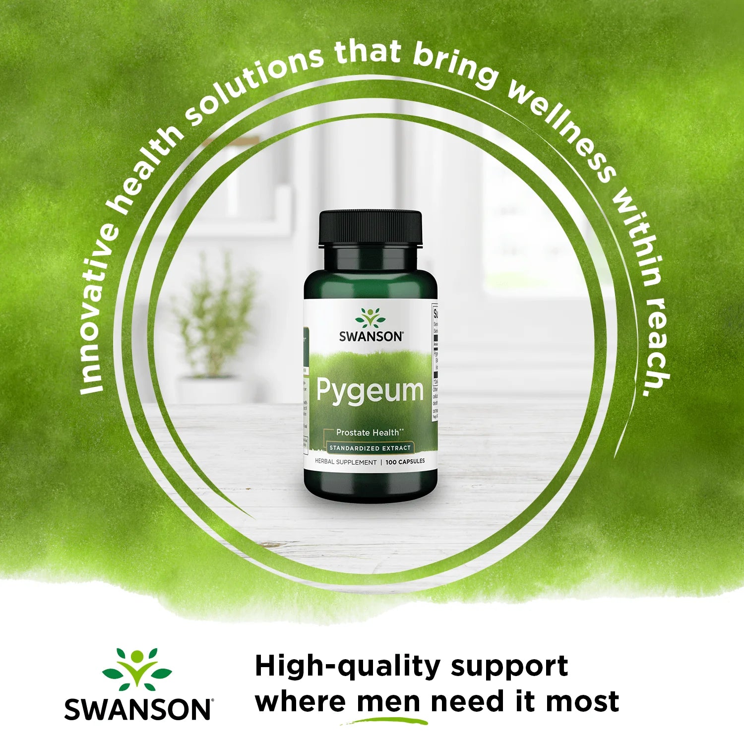 Pygeum - Standardized Extract 125 Mg 100 Caps 2 Pack