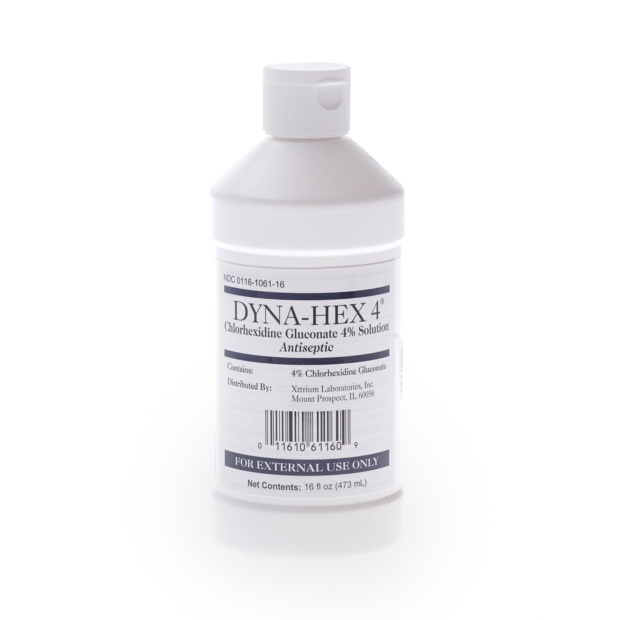 Surgical Scrub Solution Dyna-Hex 4® 16 oz. Bottle 4% Strength CHG (Chlorhexidine Gluconate) NonSterile packaging type -Case of 12