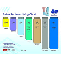 Slipper Socks Pillow Paws 360degree Imprint Unisex Adult 3X-Large / X-Wide All Around Tread Single Patient Use Royal Blue, Packaging Type- Case
