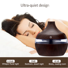 Summer Deals! Essential Oil Diffuser, 300Ml Small Cool Mist Humidifiers, Portable Mini Humidifier   7 Colors LED Light Humidifiers for Bedroom,Home,Travel,Office,Spa,Yoga,Baby Room