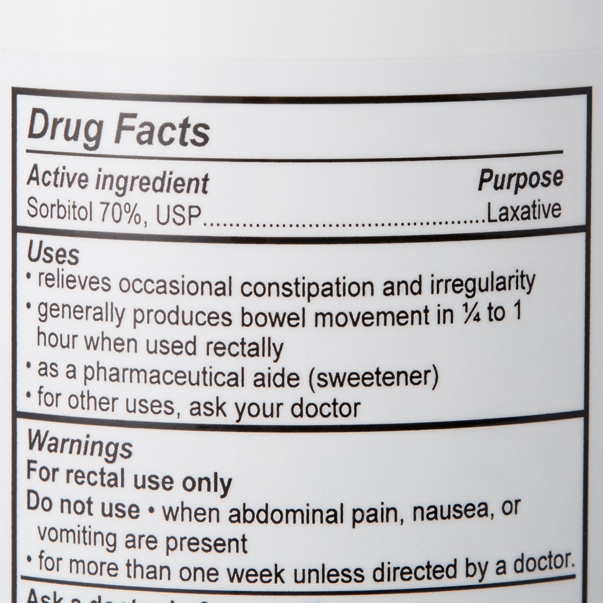 Diuretic Laxative Geri-Care Liquid 16 oz. 70% Strength Sorbitol, Packaging Type- Case