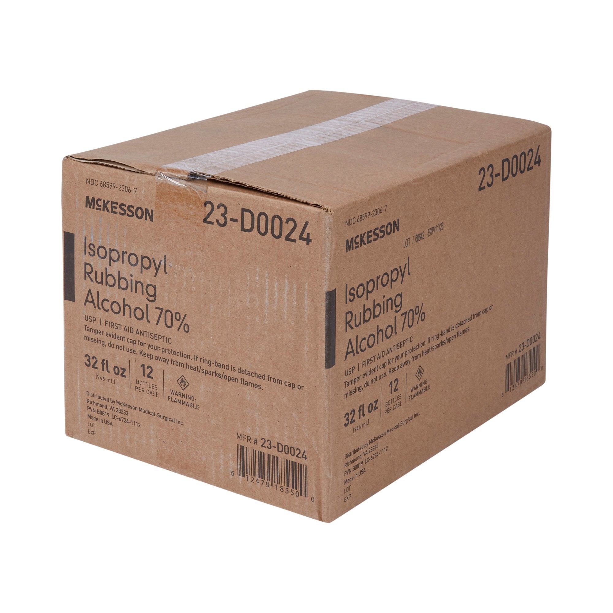 Antiseptic McKesson Brand Topical Liquid 32 oz. Bottle, Packaging Type- Case