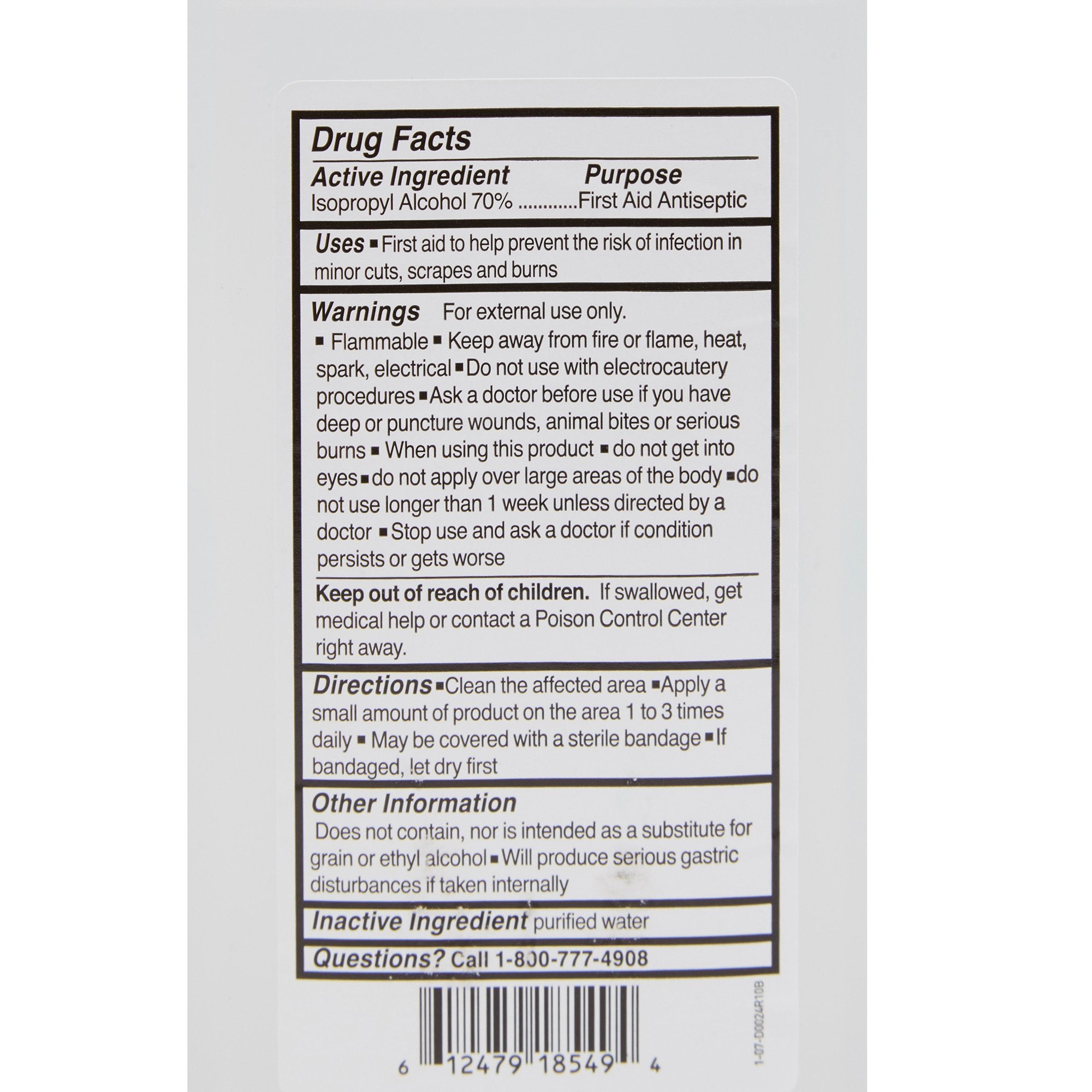 Antiseptic McKesson Brand Topical Liquid 32 oz. Bottle, Packaging Type- Case