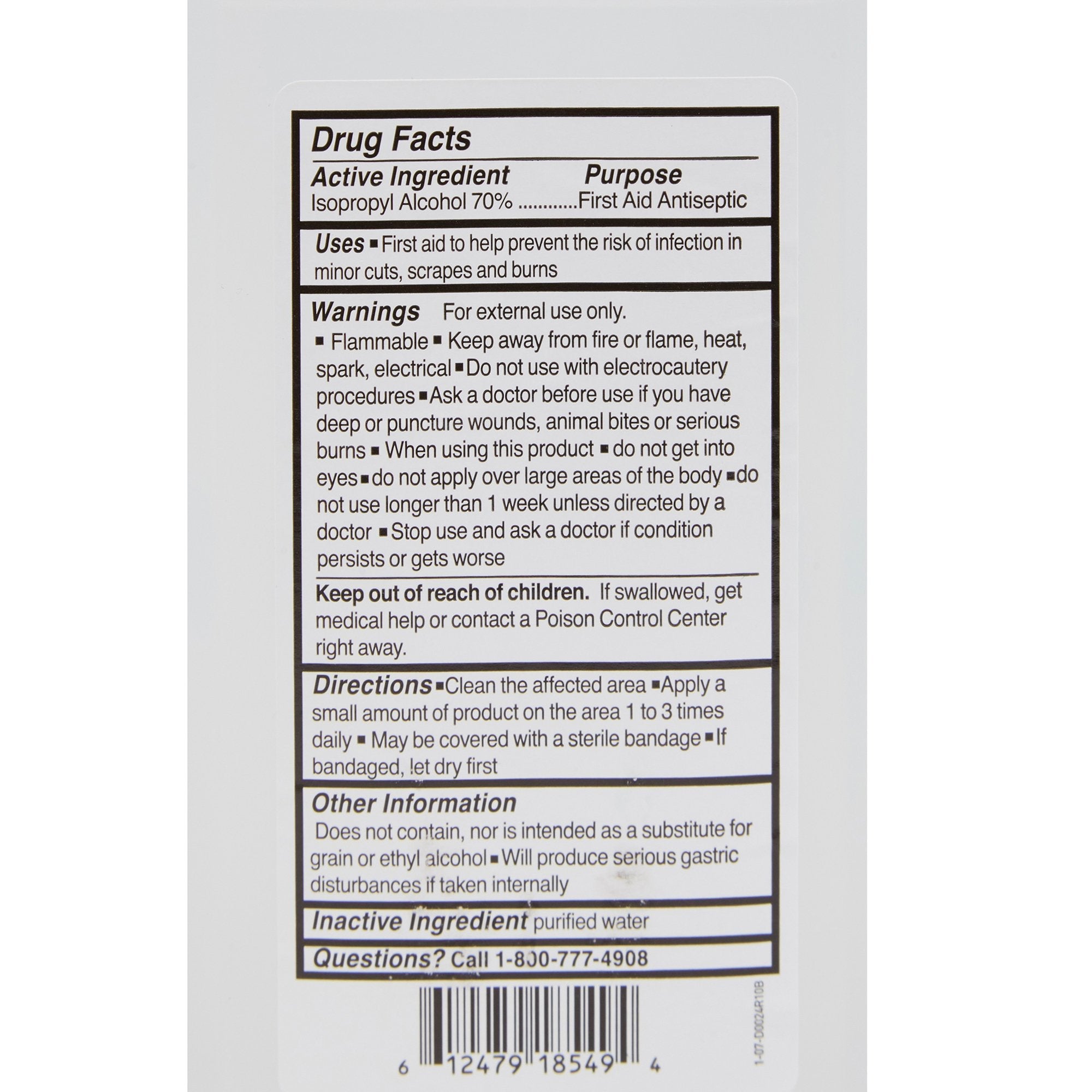 Antiseptic McKesson Brand Topical Liquid 32 oz. Bottle, Packaging Type- Case