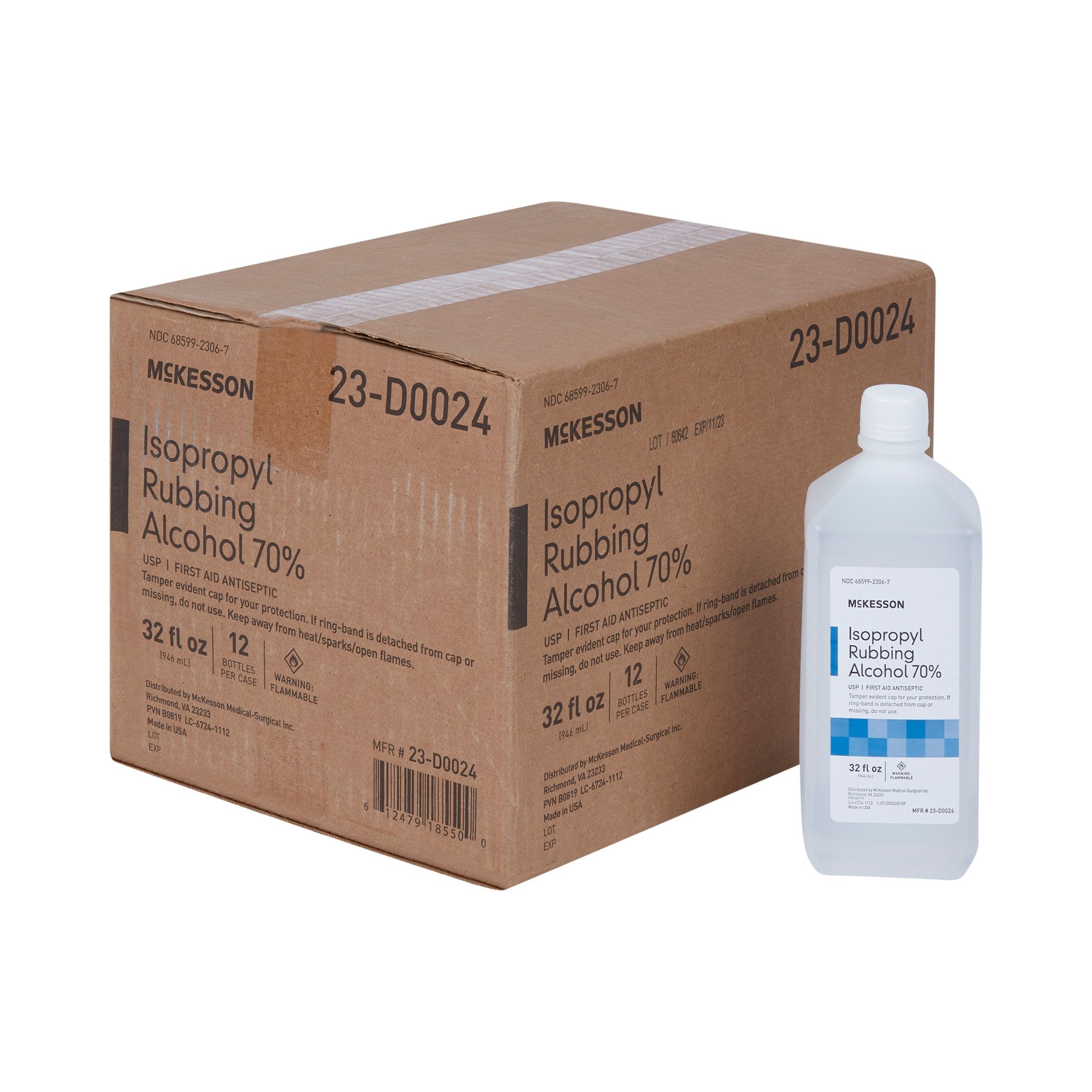 Antiseptic McKesson Brand Topical Liquid 32 oz. Bottle, Packaging Type- Each
