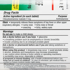 Allergy Relief Health*Star 4 mg Strength Tablet 1,000 per Bottle, Packaging Type- Case