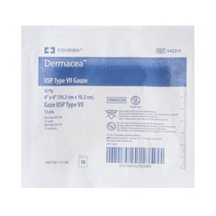 Gauze Sponge Dermacea 4 X 4 Inch 12-Ply Sterile 10 per Pack, Packaging Type- Case
