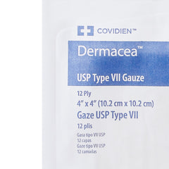 Gauze Sponge Dermacea 4 X 4 Inch 12-Ply Sterile 10 per Pack, Packaging Type- Case