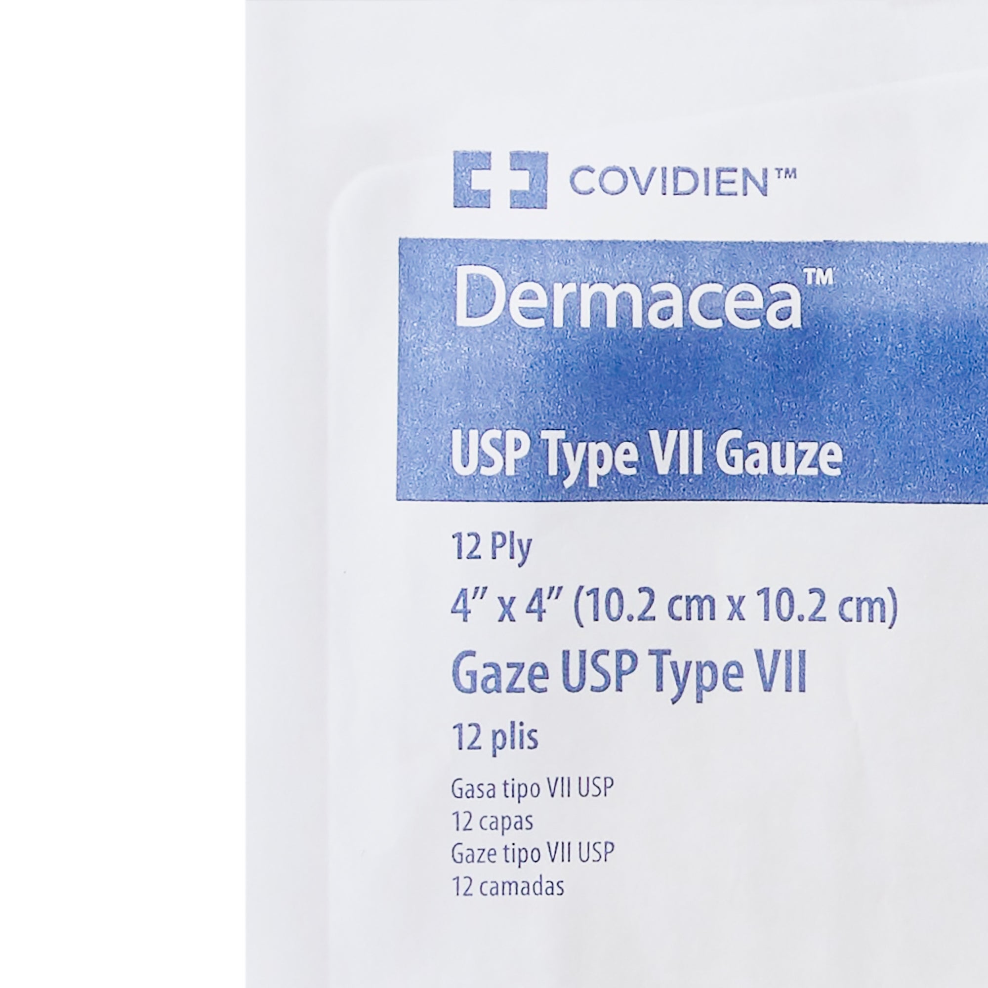 Gauze Sponge Dermacea 4 X 4 Inch 12-Ply Sterile 10 per Pack, Packaging Type- Case