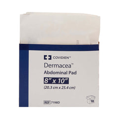 Abdominal Pad Dermacea 8 X 10 Inch Sterile 1 per Pack, Packaging Type- Case