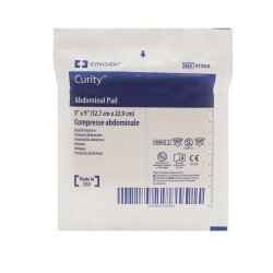 Abdominal Pad Curity™ 5 X 9 Inch Sterile 1 per Pack