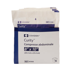 Abdominal Pad Curity 8 X 10 Inch Sterile 1 per Pack, Packaging Type- Case
