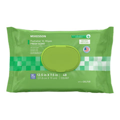 Flushable Personal Wipe McKesson Soft Pack Scented 48 Count | 12PK/Case - 48 Count(7-1/2 X 12-1/2 Inch)