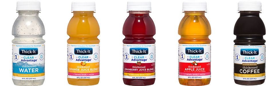 Thickened Beverage Thick-It Clear Advantage 8 oz. Bottle Orange Flavor Liquid IDDSI Level 2 Mildly Thick,Packaging Type- Each
