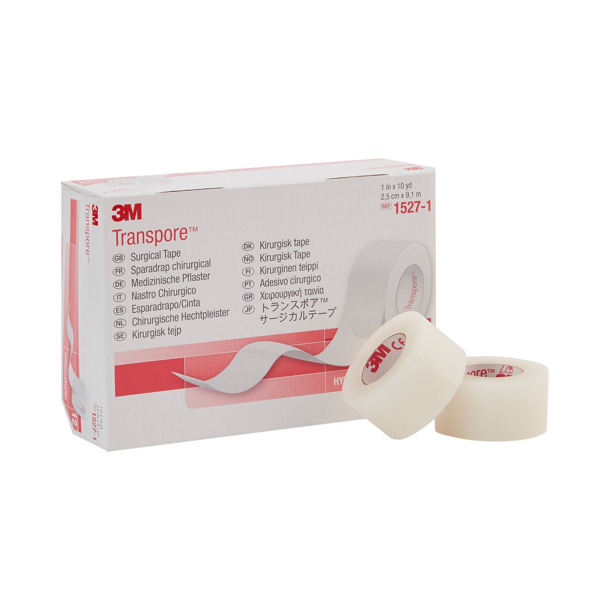 Transpore Surgical Tape 1  X 10 Yards  Bx/12