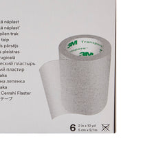 Medical Tape 3M Transpore Transparent 2 Inch X 10 Yard Plastic NonSterile | 6RL/Box