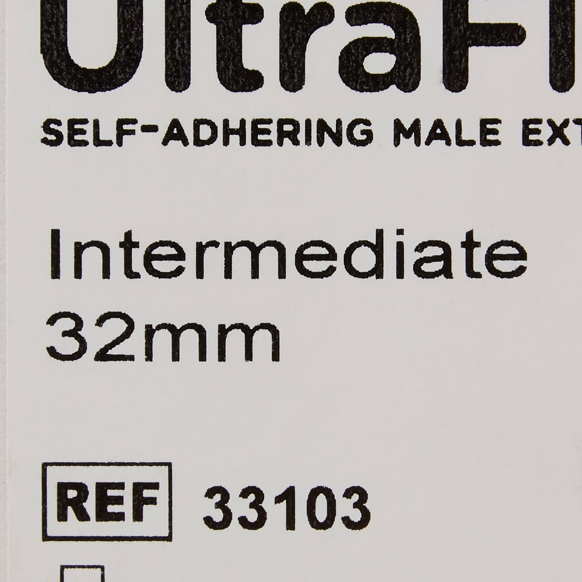 Male External Catheter UltraFlex Self-Adhesive Seal Silicone Intermediate,Packaging Type- Each