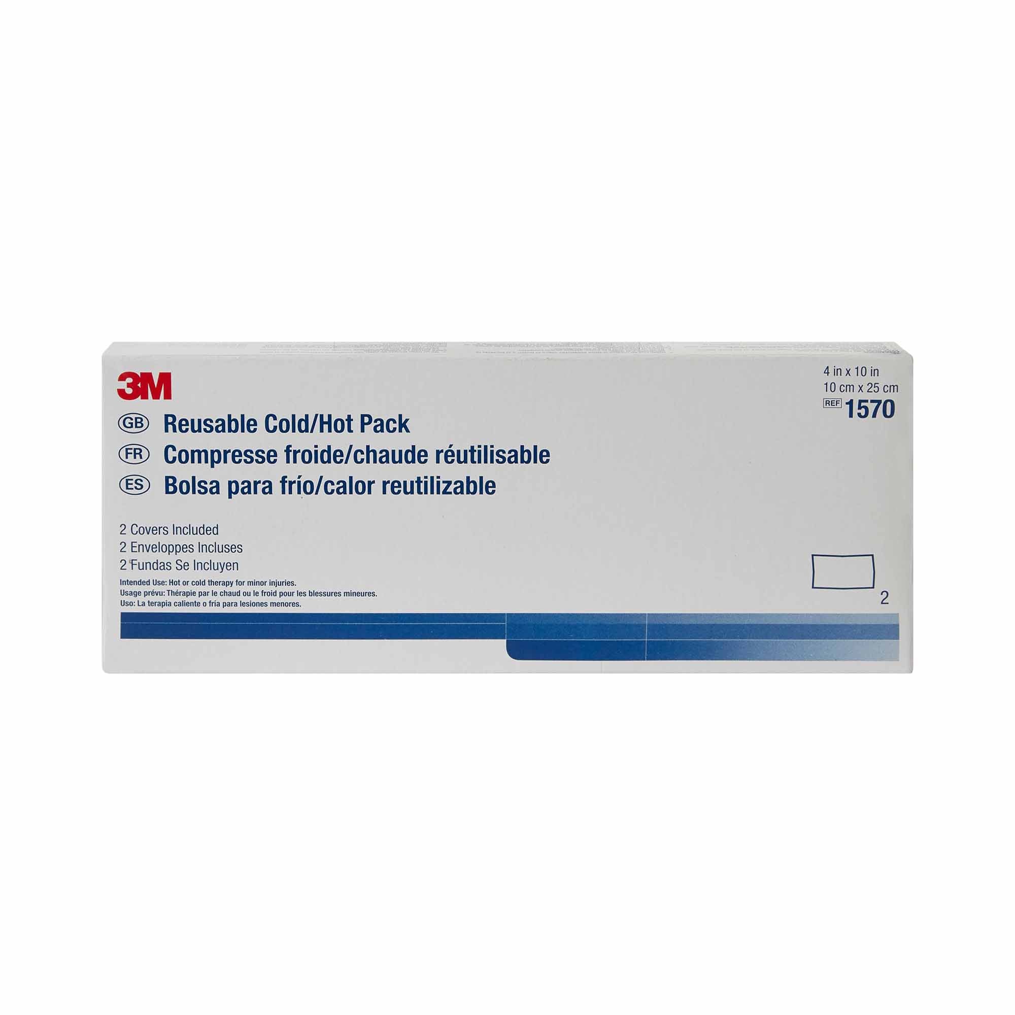 Hot / Cold Pack 3M General Purpose One Size Fits Most 4 X 10 Inch Plastic / Gel Reusable,Packaging Type- Each