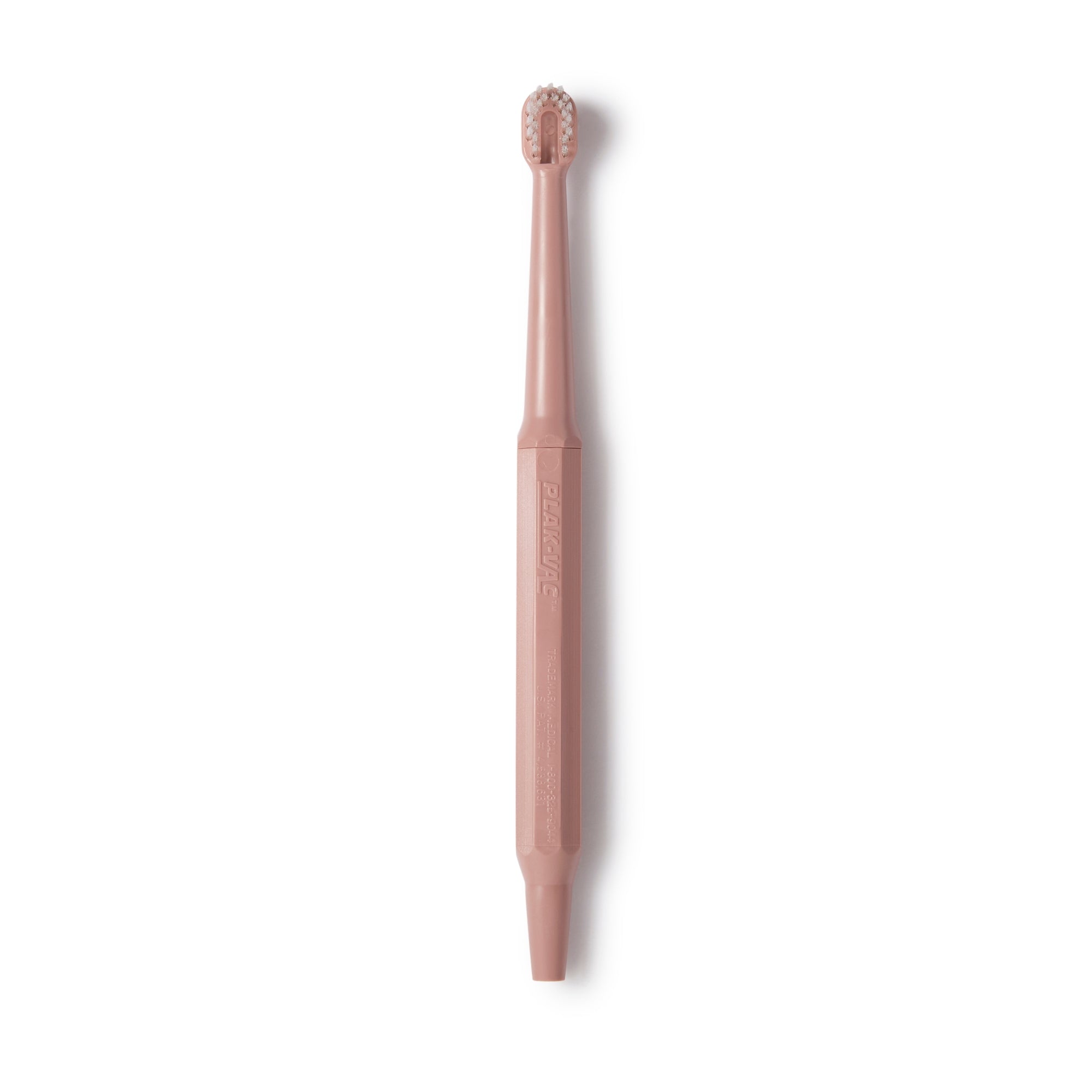Suction Toothbrush Plak-Vac Pink Adult Soft,Packaging Type- Each