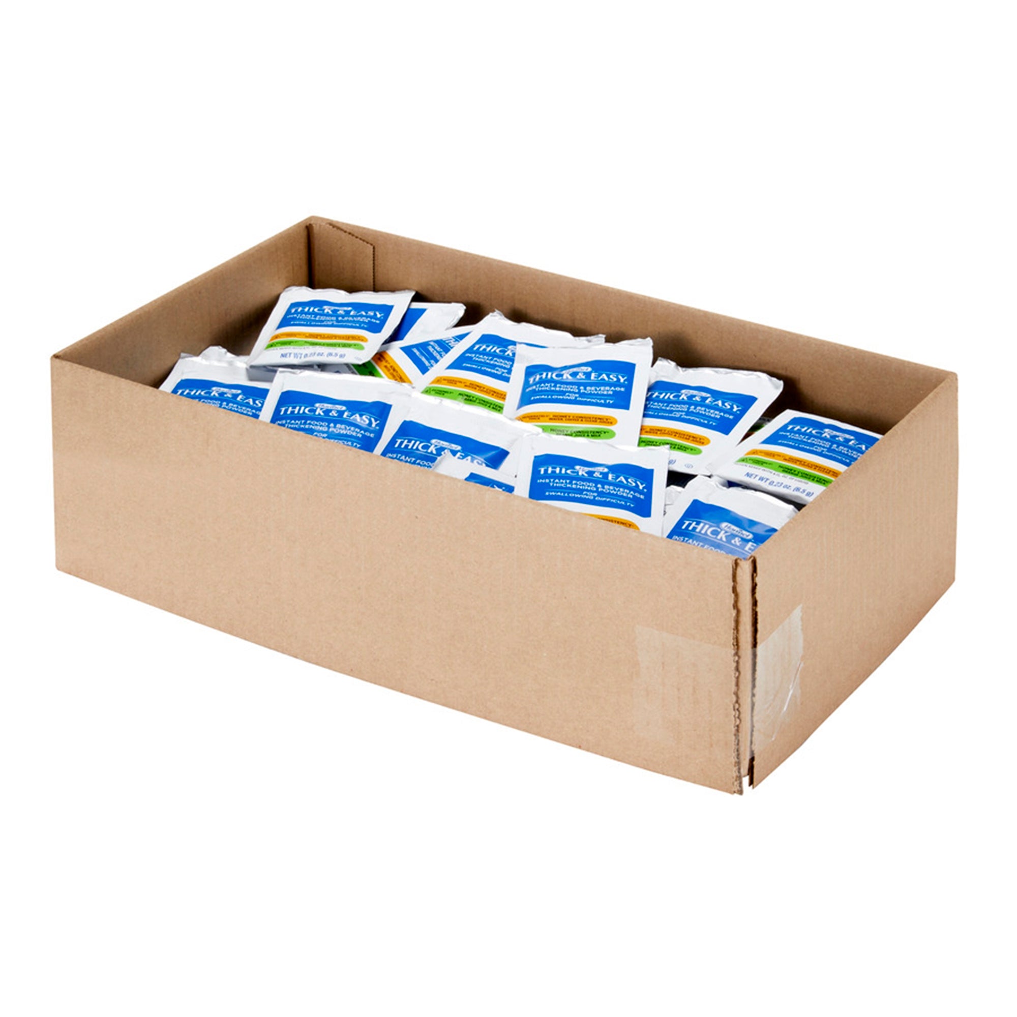 Food and Beverage Thickener Thick & Easy 6.5 Gram Individual Packet Unflavored Powder IDDSI Level 3 Moderately Thick/Liquidized,Packaging Type- Each