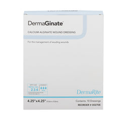 Alginate Dressing DermaGinate 4-1/4 X 4-1/4 Inch Square, Packaging Type- Box