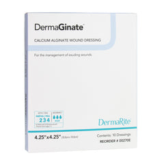 Alginate Dressing DermaGinate 4-1/4 X 4-1/4 Inch Square, Packaging Type- Box