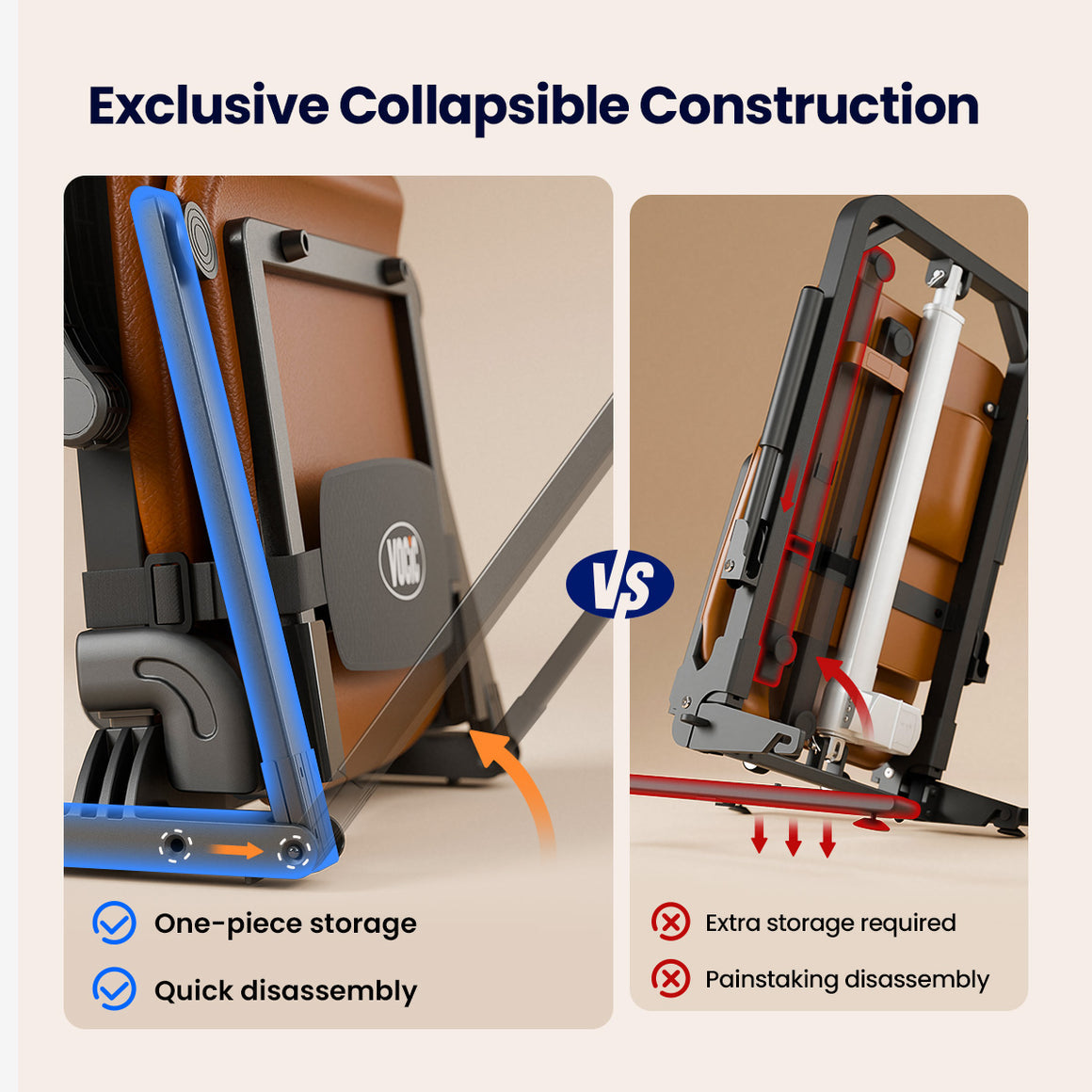AX15 Sit-to-Stand Lift Chair for  Adults and Seniors-Heavy-Duty Mobility Aid with Leather Upholstery, Foldable Design, Wide 16.9'' Seat, Supports up to 440 lbs