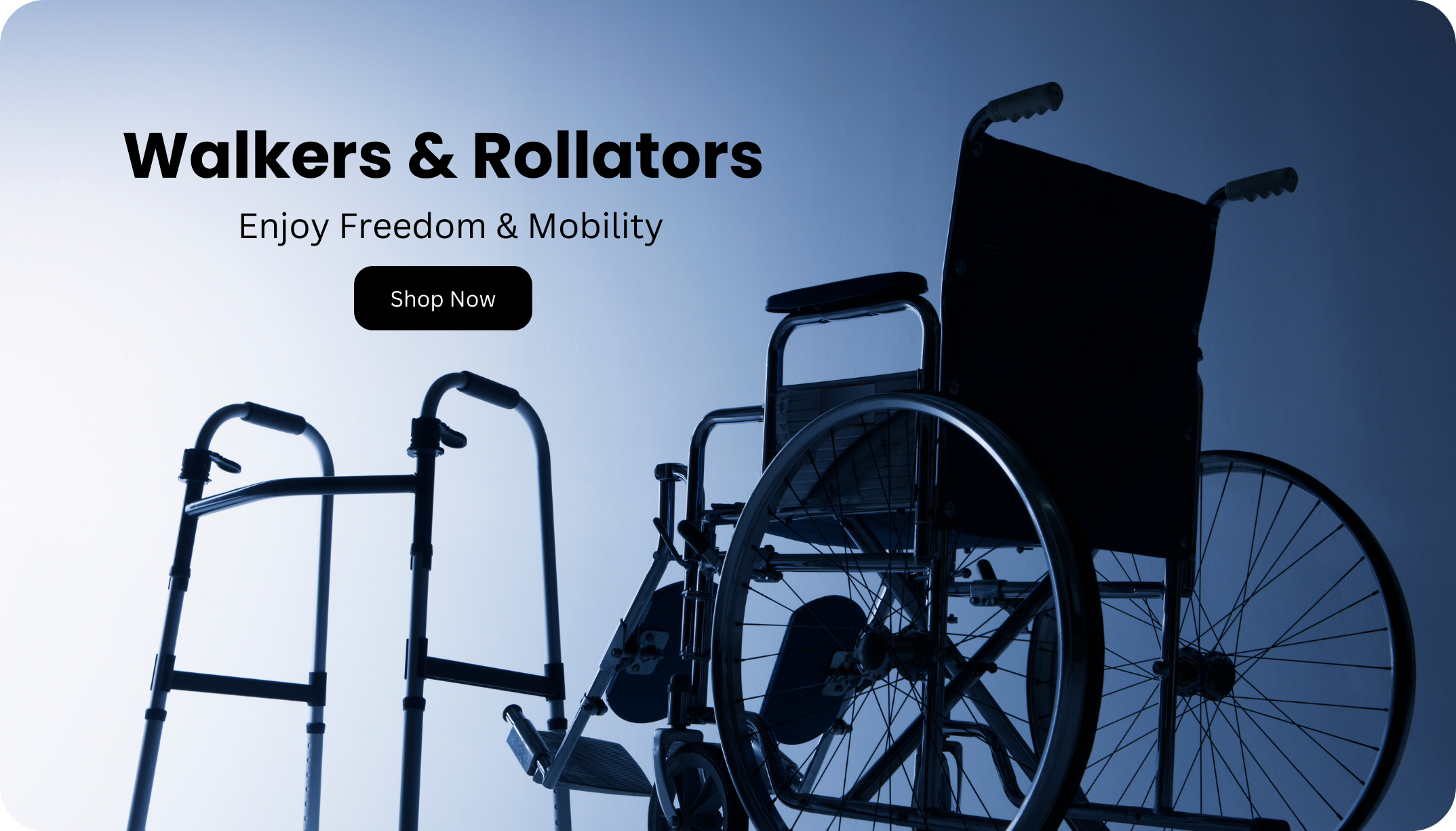 Walker and rollator