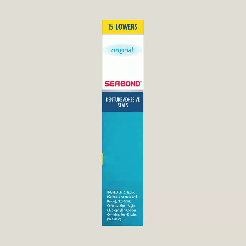 Denture Adhesive Sea•Bond Wafer 15 per Box,Packaging Type- Each