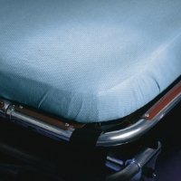Stretcher Sheet Snug Fit Fitted 30 X 84 Inch Blue Nonwoven Disposable