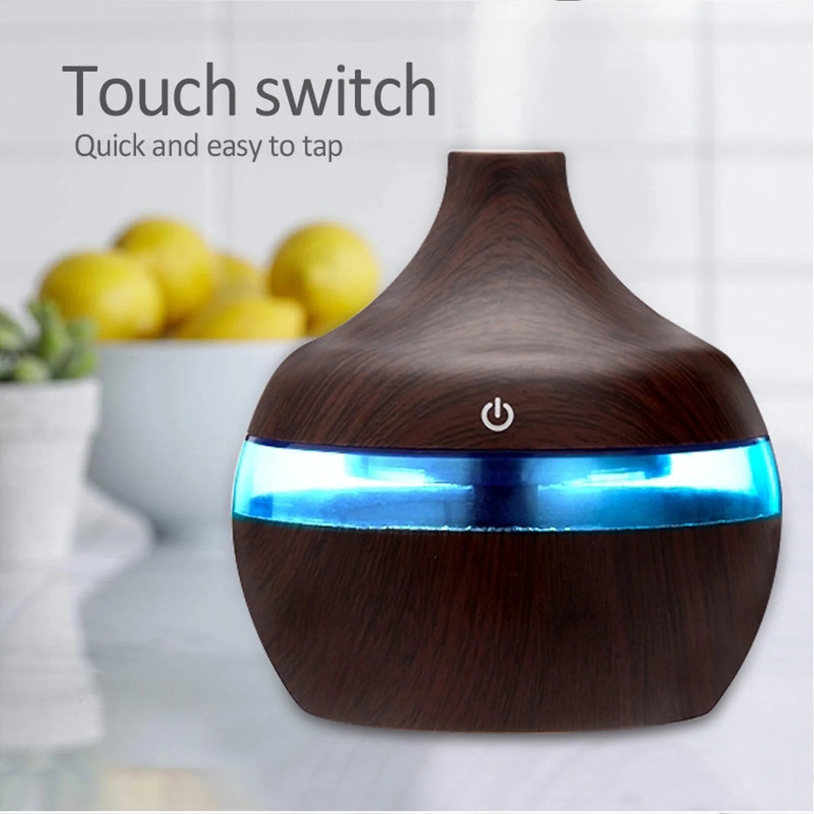 Summer Deals! Essential Oil Diffuser, 300Ml Small Cool Mist Humidifiers, Portable Mini Humidifier - 7 Colors LED Light Humidifiers for Bedroom,Home,Travel,Office,Spa,Yoga,Baby Room