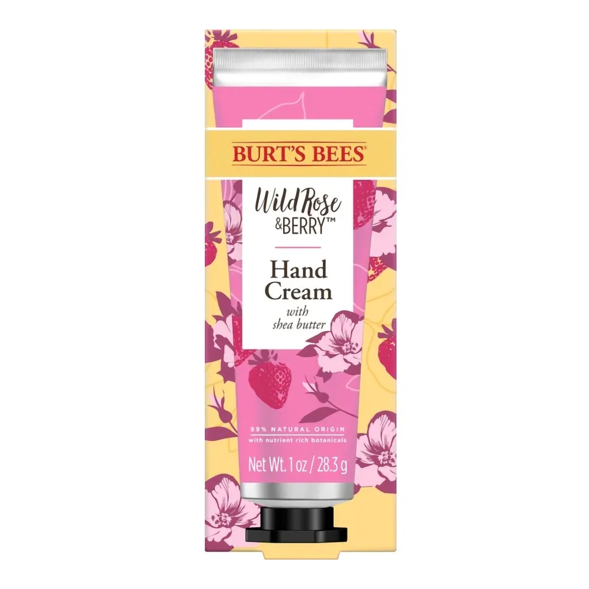 Hand Moisturizer Burt's Bees Wild Rose and Berry 1 oz. Tube Floral Scent Cream
