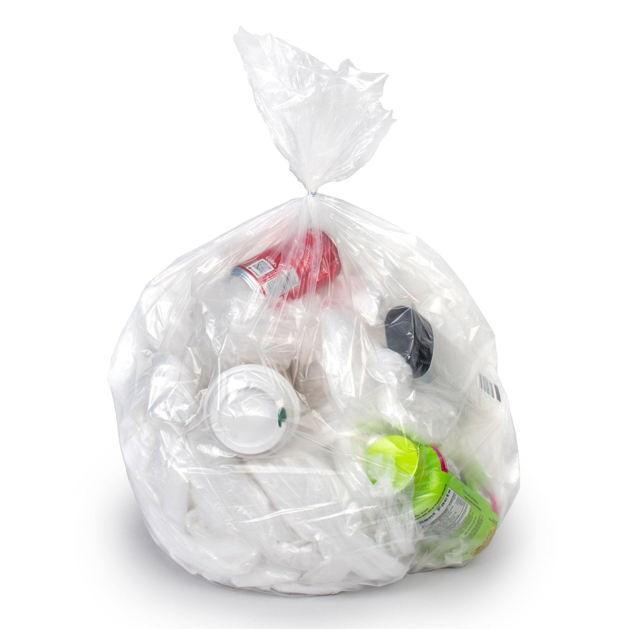 60 Gallon Clear LLDPE Trash Bags
