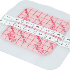 Foam Dressing PolyMem Max 5-1/4 x 5-1/4 Inch With Border Film Backing Adhesive Square Sterile, Packaging Type- Box