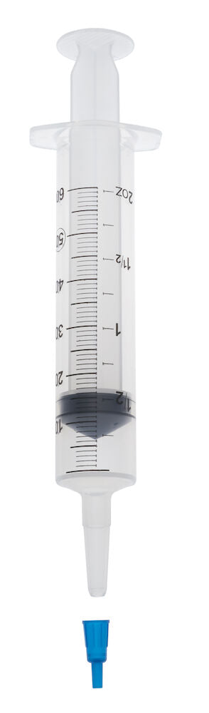 60Cc Flat Top Piston Syringe Sterile