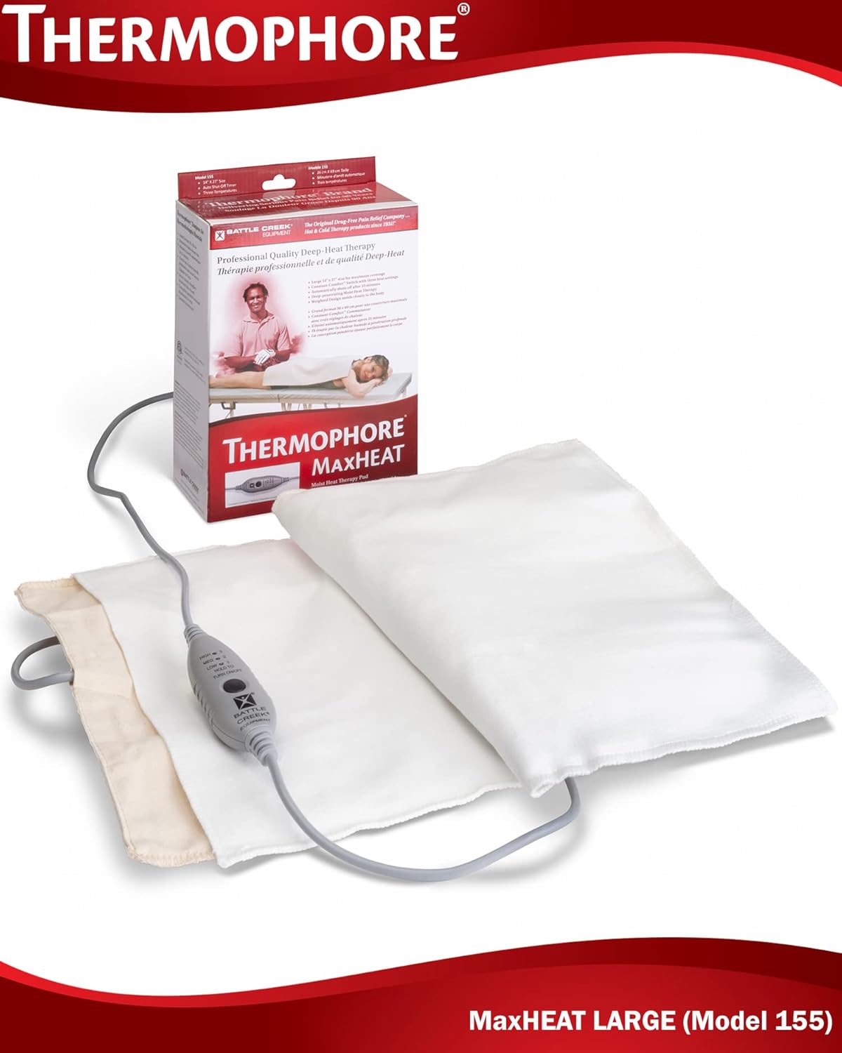 Thermophore Maxheat Large/back Size (14 X 27 )