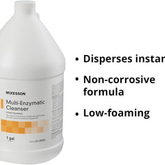 Multi-Enzymatic Instrument Detergent McKesson Liquid 1 gal. Jug Spring Fresh Scent