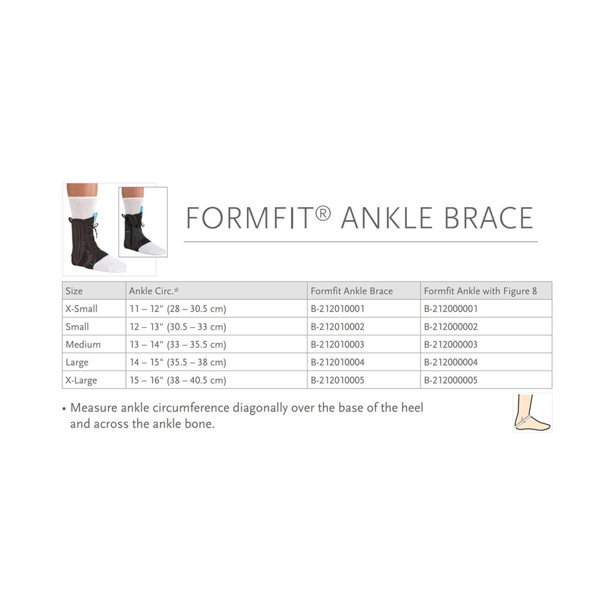 Ankle Brace Ossur FormFit Large Lace-Up Foot,Packaging Type- Each