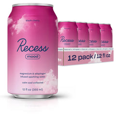 Recess - Sparkling Water Black Cherry Magnsm - Case Of 12-12 Fz