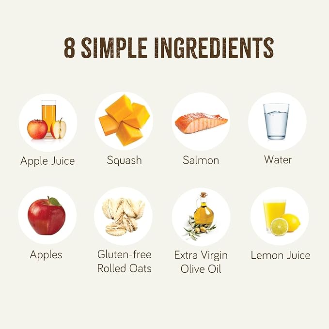 Tube Feeding Formula Real Food Blends Salmon / Oats / Squash Flavor Liquid 9.4 oz. Pouch