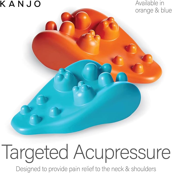 kanjo flex firm acupressure neck pain relief cushion kanjo acupressure neck cushion mk1236451ea
