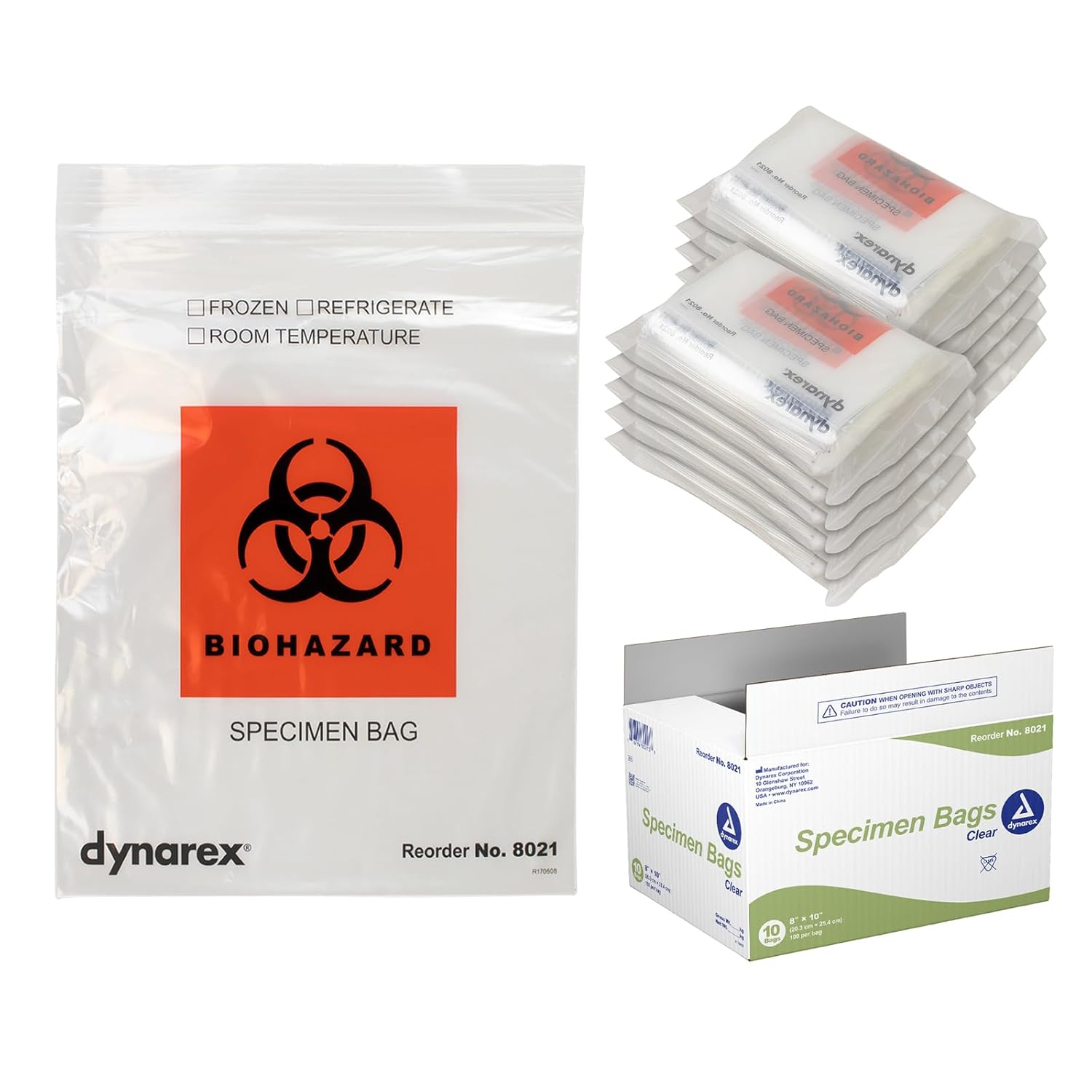 dynarex specimen bags