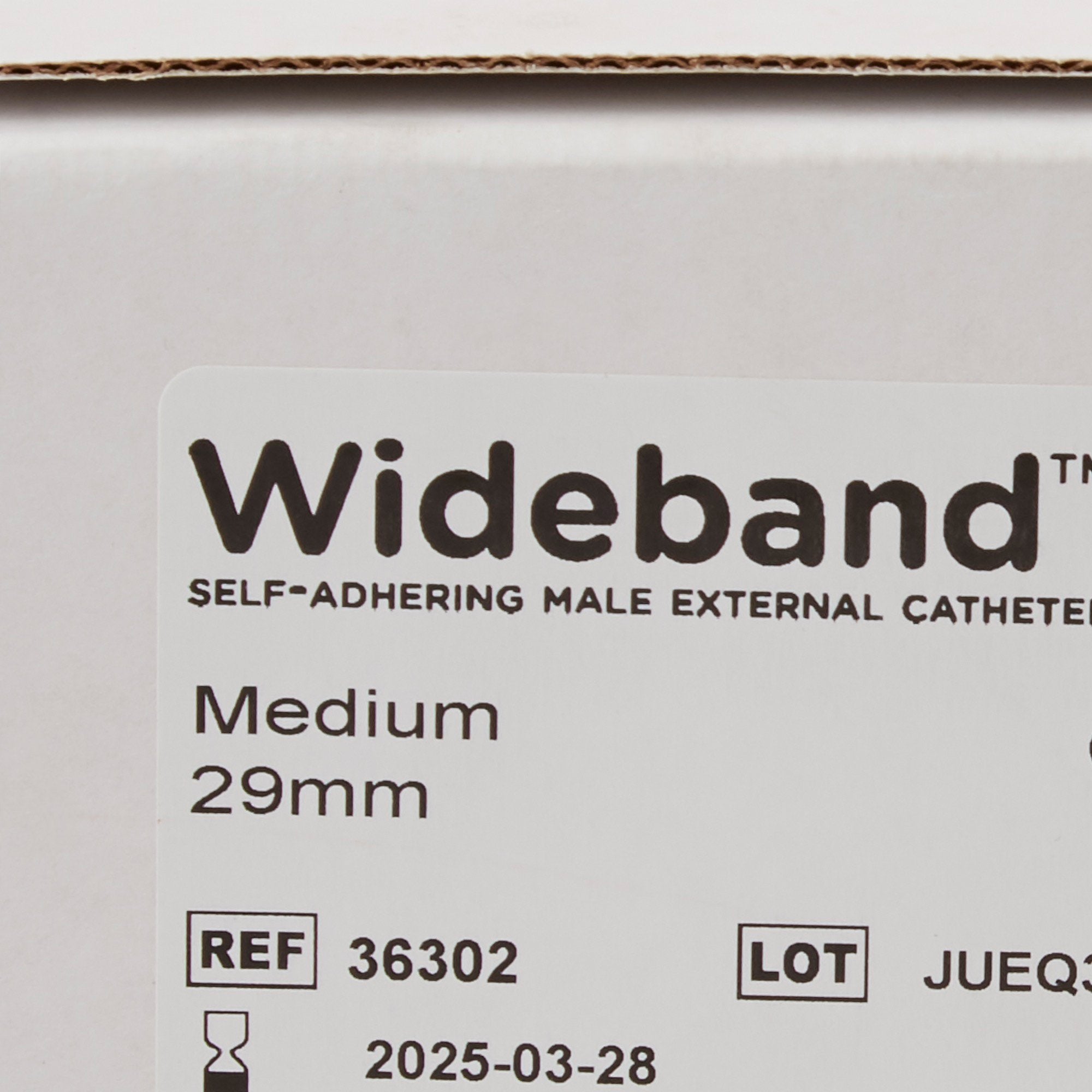 Male External Catheter Wide Band Self-Adhesive Band Silicone Medium,Packaging Type- Box