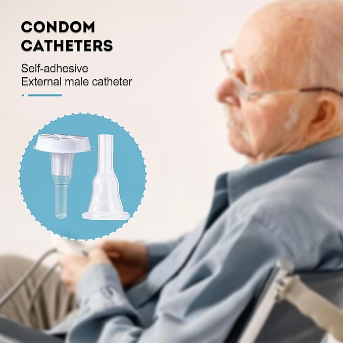 Male External Catheter InView Self-Adhesive Silicone Medium, Packaging Type- Box