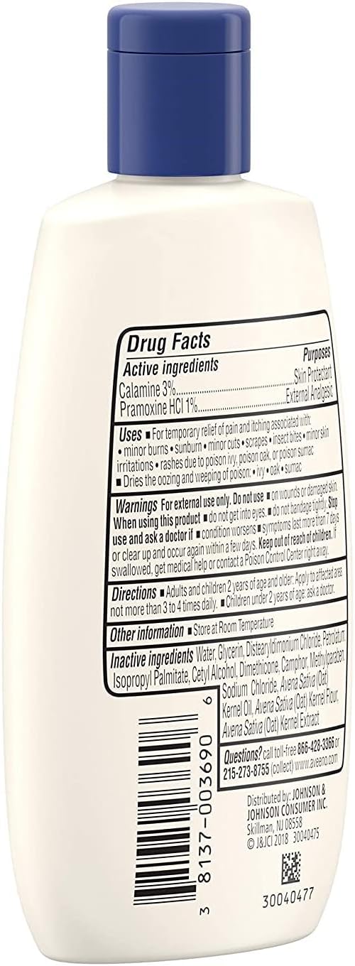 Itch Relief Aveeno Anti-Itch 3% Strength Lotion 4 oz. Bottle,Packaging Type- Each