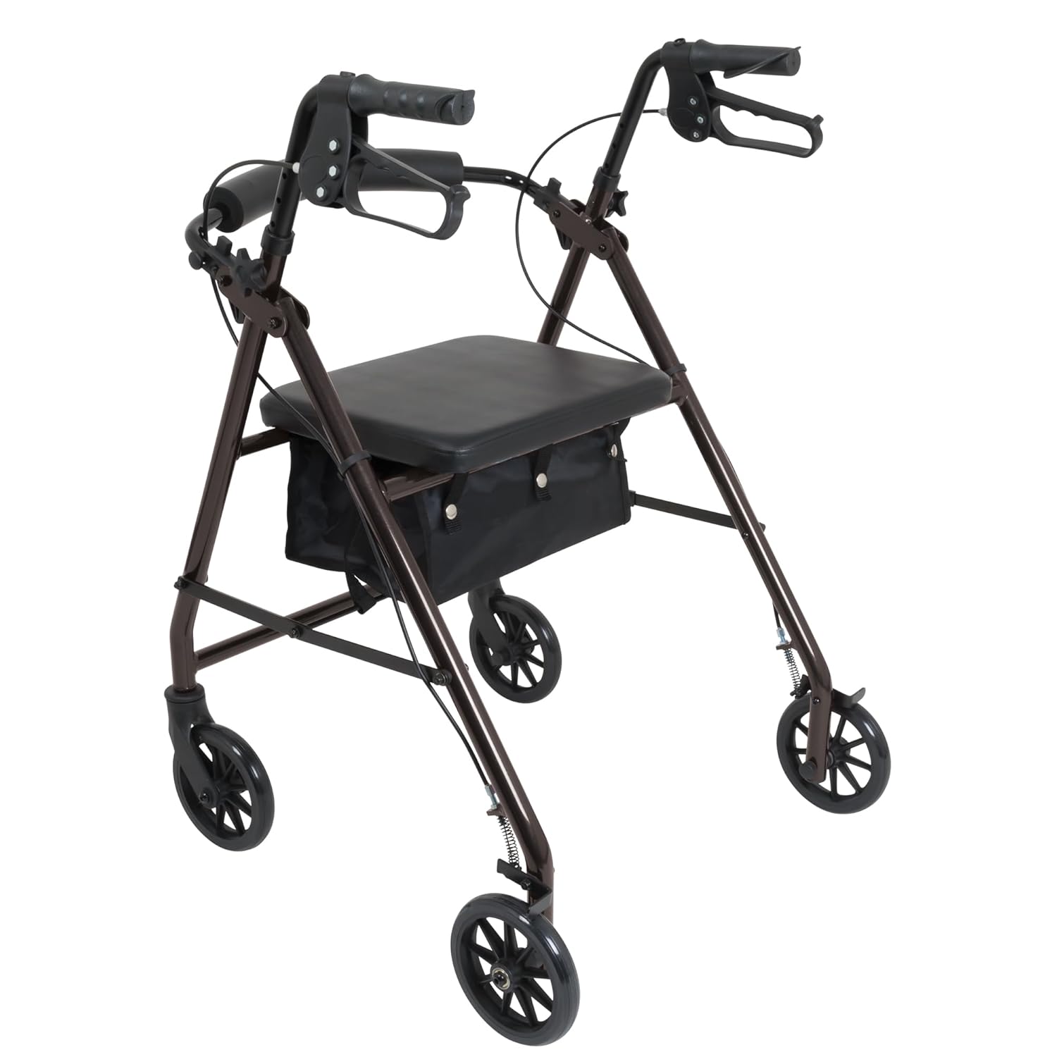 ProBasics Aluminum Rollator with 6-inch Wheels, Black